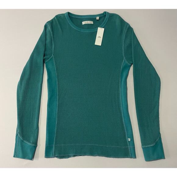 Urban Outfitters Other - NWT Urban Outfitters Shirt Mens L Blue Waffle Adult Long Sleeve Tee Crew Neck